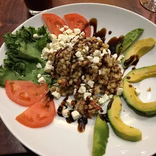 Israeli cous cous avocado salad
