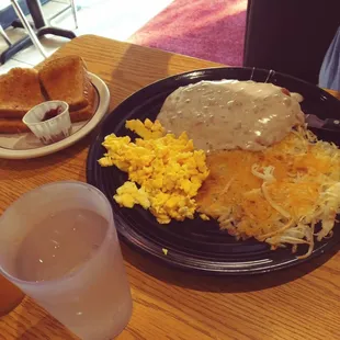 Country fried steak breakfast