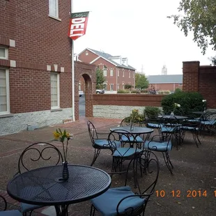 Patio dining!