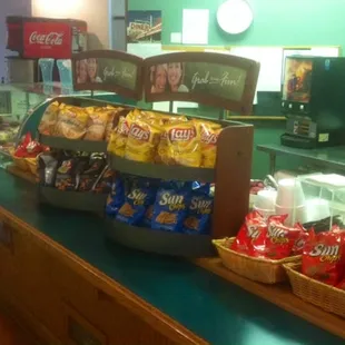 Our chip assortment.