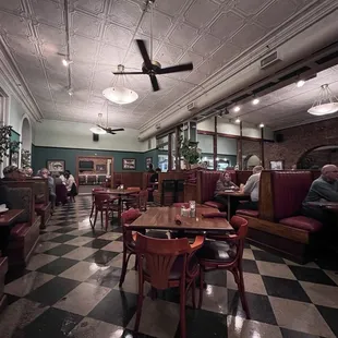 Dining room in the historic Colby's