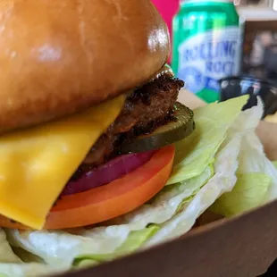 don't sleep on their cheeseburger.