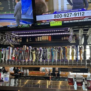 44 taps! Great local selection of local craft beers.