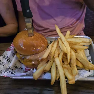 Bacon PB&amp;J Burger