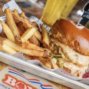  sandwich and fries