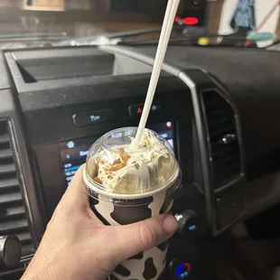 Butterfinger flurry.