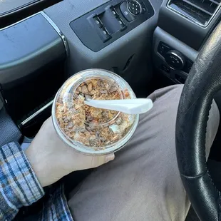 Butterfinger flurry with extra butterfinger.