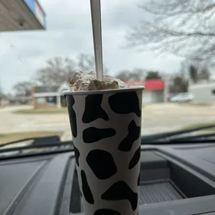 Butterfinger swirly with extra butterfinger.