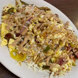 Spicy Hot Trash Potatoes