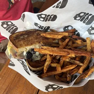 Blueberry and Brie sandwich