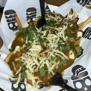 Curry Poutine (V)
