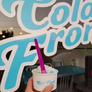 Birthday cake ice cream