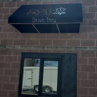 Drive-Thru/Pick-up window!