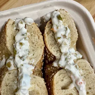 food, bagel, bagels