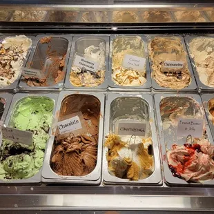 Gelato flavors