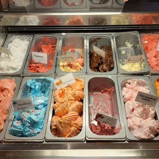 Gelato flavors