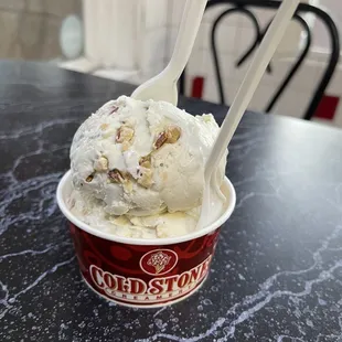 a scoop of ice cream