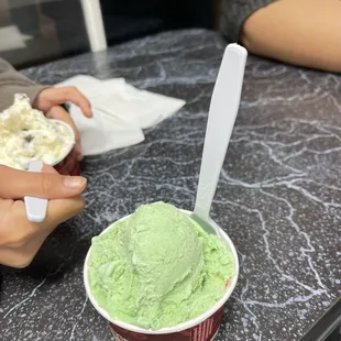Lucky Charm ice cream - really good.