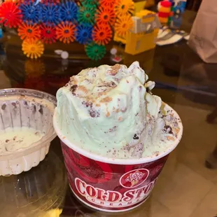 custom mint ic with peanut butter &amp; brownie