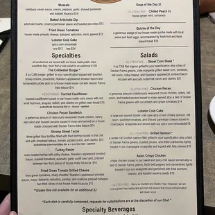 Lunch Menu