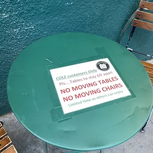 Welcoming place! Nothing like a few rules yelling from a big sign :p