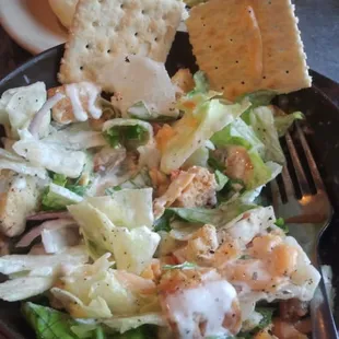 Salad half eaten before I remembered to take a pic, sooo good 6/2/15