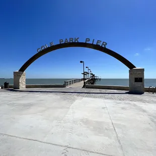 Entrance to pier