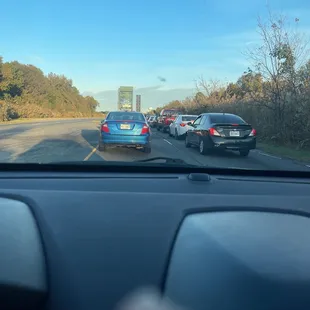 Traffic from a 5:30 rush hour bridge opening!!!  WTF?!?!?!?!