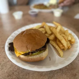 Jumbo Cheeseburger Plate