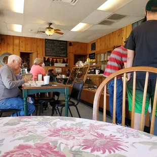 diners and customers