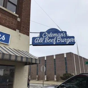 Outside sign