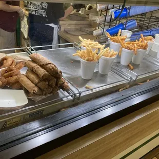 a variety of food items