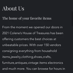 Our website introduction