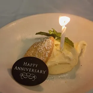 Special dessert to celebrate 35 years!