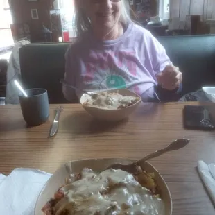 We each had a breakfast bowl. 3 meals for each of us.