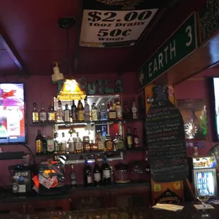 Two big TV's at the bar!