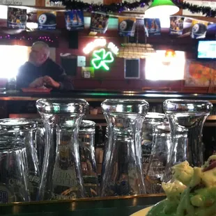 Cole's clover across the bar.