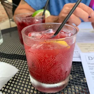 Bourbon Blackberry Punch