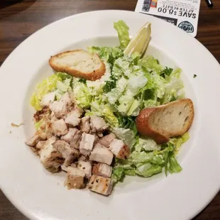 Caesar salad with chicken