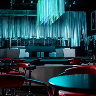 a stage set up for a concert