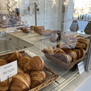 Croissants and apple turnovers