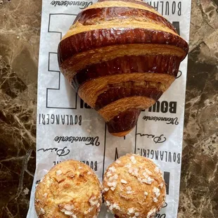 Hazelnut chocolate croissant