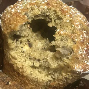 A severely underbaked muffin