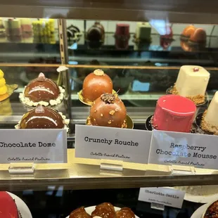 a variety of pastries