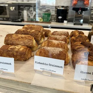 a variety of pastries