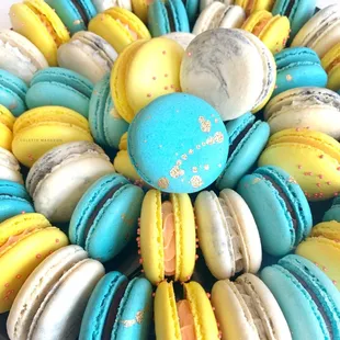 Custom macaron platter