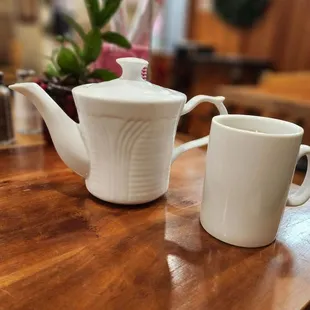 Pot of Jasmine tea.