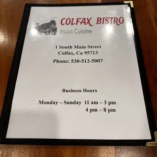 Colfax Bistro... excellent Vietnamese!