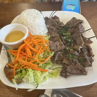 Grilled pork