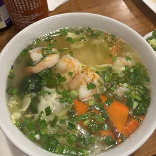 Shrimp Noodle Soup